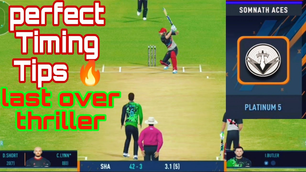Last over thriller match, Real cricket 24 Multiplayer gameplay, rc 24 ...