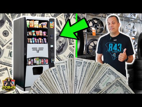 Collecting The Money From My Vending Machine After 2 Weeks!