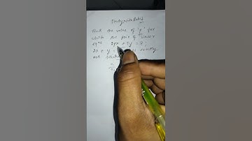 Find the value of p for which the pair of linear equations has exactly one solution | #shorts