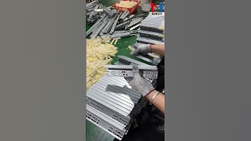Undermount drawer slides production line | Furniture fittings | Source factory #shorts