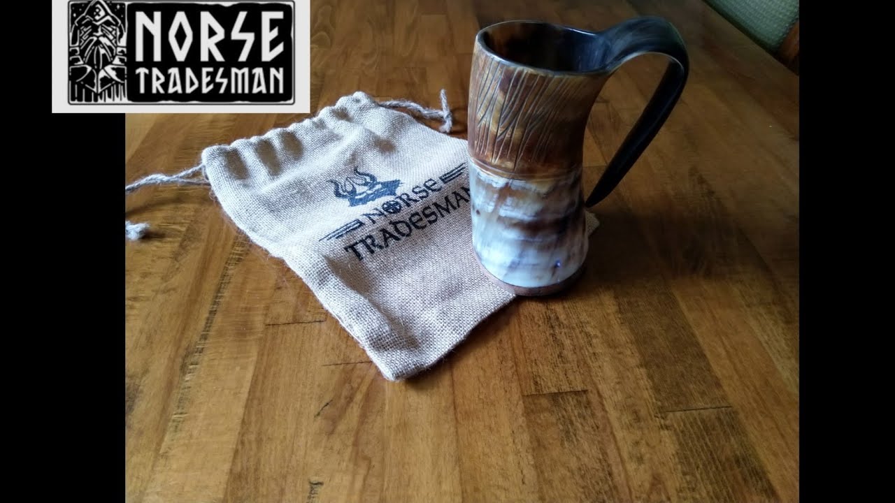 Norse Tradesman Wooden Beer Mug Tankard