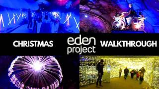 Eden Project Christmas Lights 2022 | Magical Biome Light Display & Walkthrough 🎄
