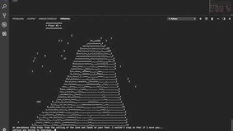 Python Dungeon Crawler(Dramatic)