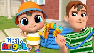 Super Dad Song | Little Angels Kids Cartoons\/Songs \& Nursery Rhymes