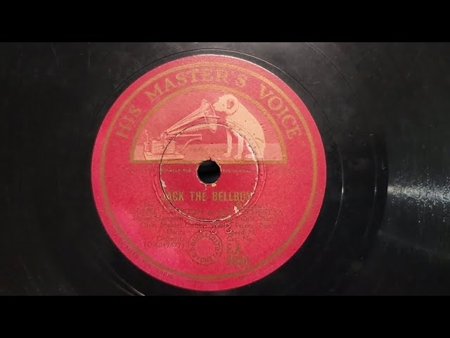 洋楽 ROUNDTREE Jack The Bellboy. Lionel Hampton & Orchestra. HMV 78rpm Shellac