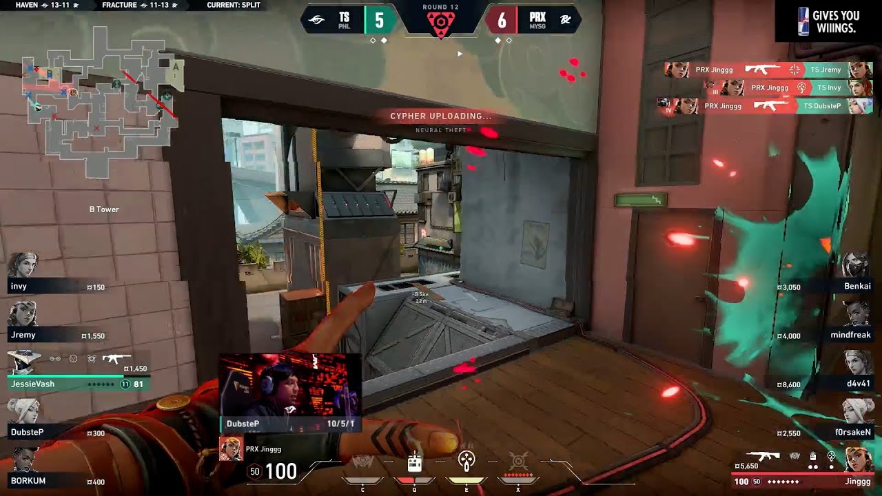 PRX JINGGG 1v4 ACE Clutch vs Team Secret | VCT Pacific