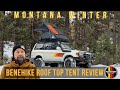 Winter camp review  benehike ascendll v2 rooftop tent hcalory diesel heater zonli heated blanket