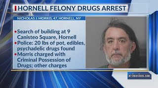 Man arrested on drug charges following search warrant execution at store in Hornell