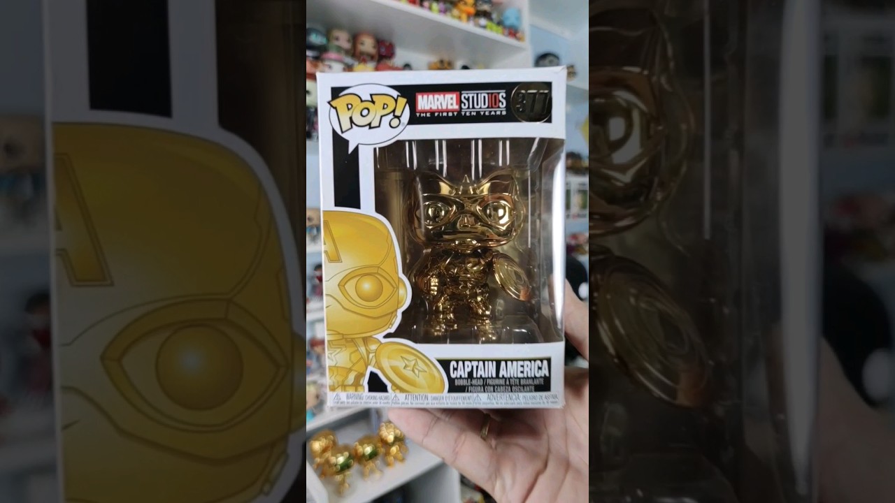 FUNKO POP MARVEL CAPTAIN AMERICA 377 GOLD