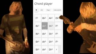 Nirvana - Smells Like Teen Spirit On An Online Chord Player New Wave Cover