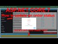 Asp.net Core 7 Web App Part 36.  Update Order Status to Shipped using JavaScript and Sweet Alert.