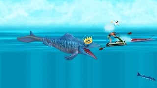 Mr. Snappy (Mosasaurus) Hungry Shark Evolution Mobile Game HD screenshot 3