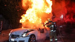 (Well Involved) LAFD Engine 65: Jaguar Fire