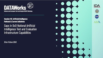 Gaps in DoD National Artificial Intelligence Test and Evaluation Infrastructure Capabilities