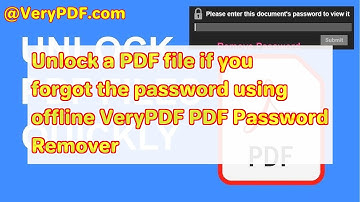 How to automate password removal from PDFs using scripts with VeryPDF CLI version