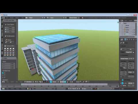 Blender Level Editor Addon: Building Creation
