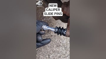 New Brake Caliper Slide Pin Installation #slidepins #brakecaliper #sliderpins #caliperpins