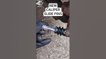 New Brake Caliper Slide Pin Installation #slidepins #brakecaliper #sliderpins #caliperpins