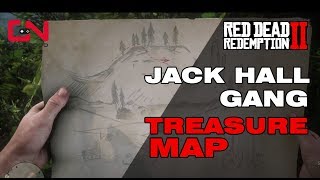 Red Dead Redemption 2 Jack Hall Gang - 2 Gold Bars - Treasure Map Locations