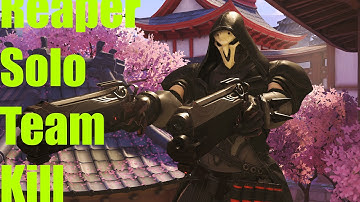 Overwatch: Reaper - Last Minute Solo Team Kill to Win the Game