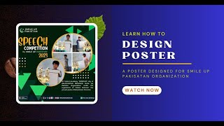 How to design a poster on Canva 2023 | in Urdu