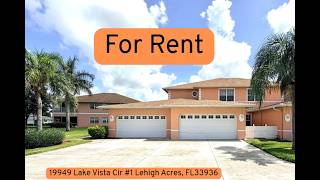 3 bedroom 2 bath home for rent in amenities 19949 LAKE VISTA CIR 16A, Lehigh Acres, FL