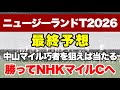 【NZT2026】中山マイル巧者が集結!!NHKマイルカップで期待が高まる1頭の存在【最終予想】