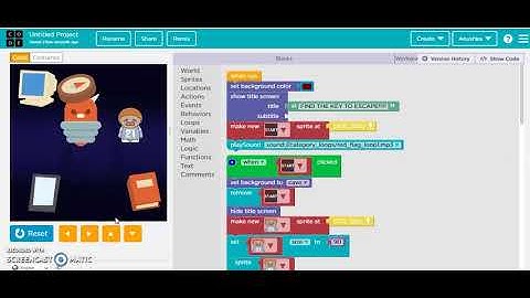 how to make a horror game in sprite lab of CODE.ORG - BY ARADHYA (PART 3)