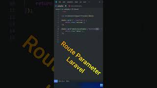 Route Parameters in Laravel