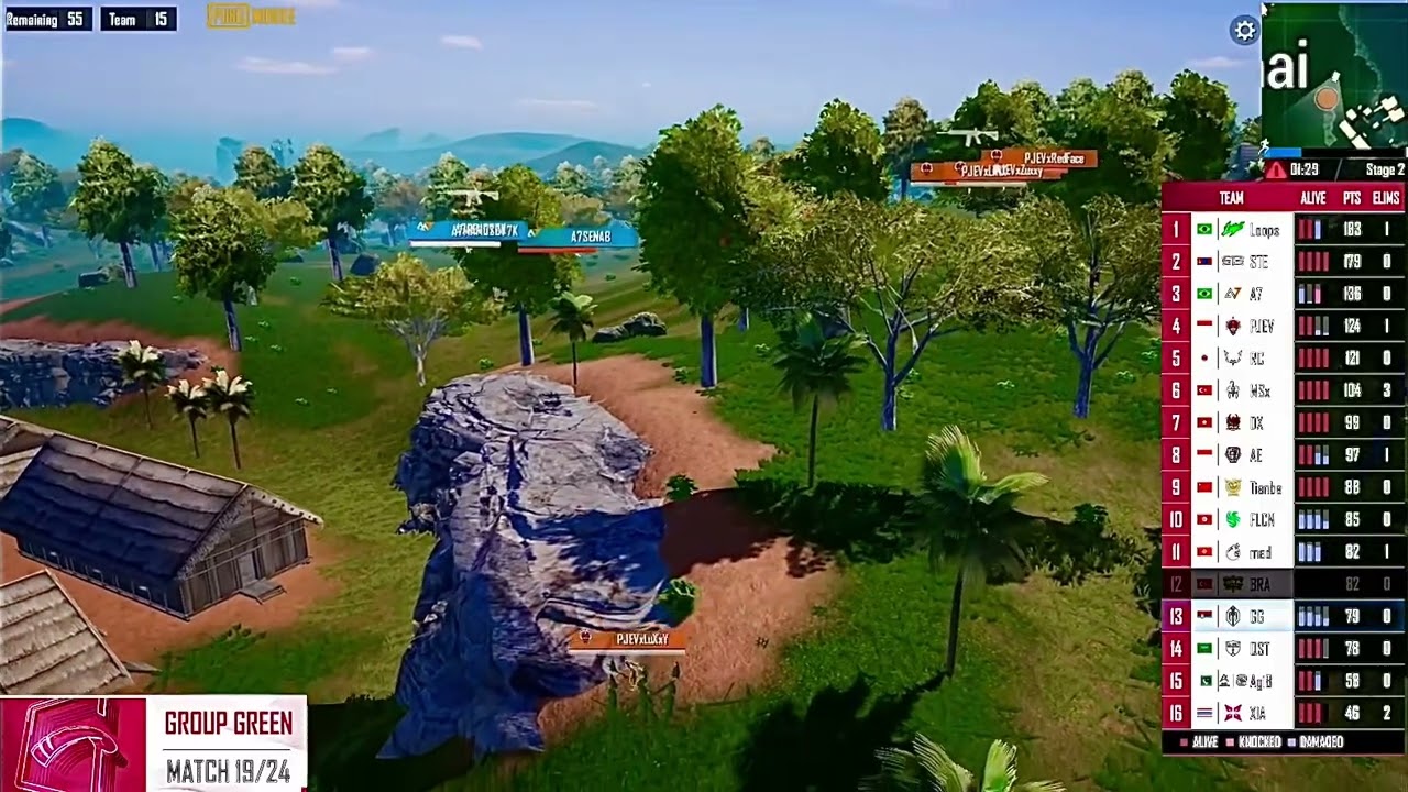 Persija EVOS 🇮🇩 vs Alpha 7 🇧🇷 | 2023 PMGC League | Group Green Match 20