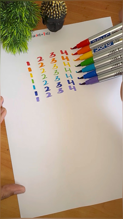 🌈Rainbow Writing #handwriting #trending #numbers #art #shorts #youtubeshorts #123 #satisfying #fun