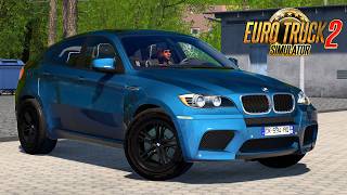 BMW X6 M Car Mod | Euro Truck Simulator 2 1.59