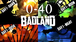 BADLAND - Gameplay Day 1 (Dawn, Noon, Dusk, Night) Level 1 - 40. (iOS,Android) screenshot 4