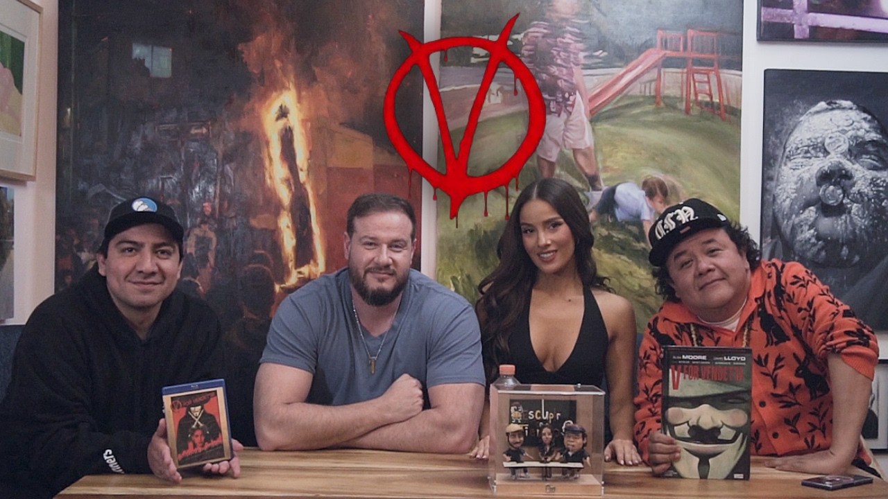 Escupir en el tiempo V DE VENDETTA 2005 con Diego Ruzzarin