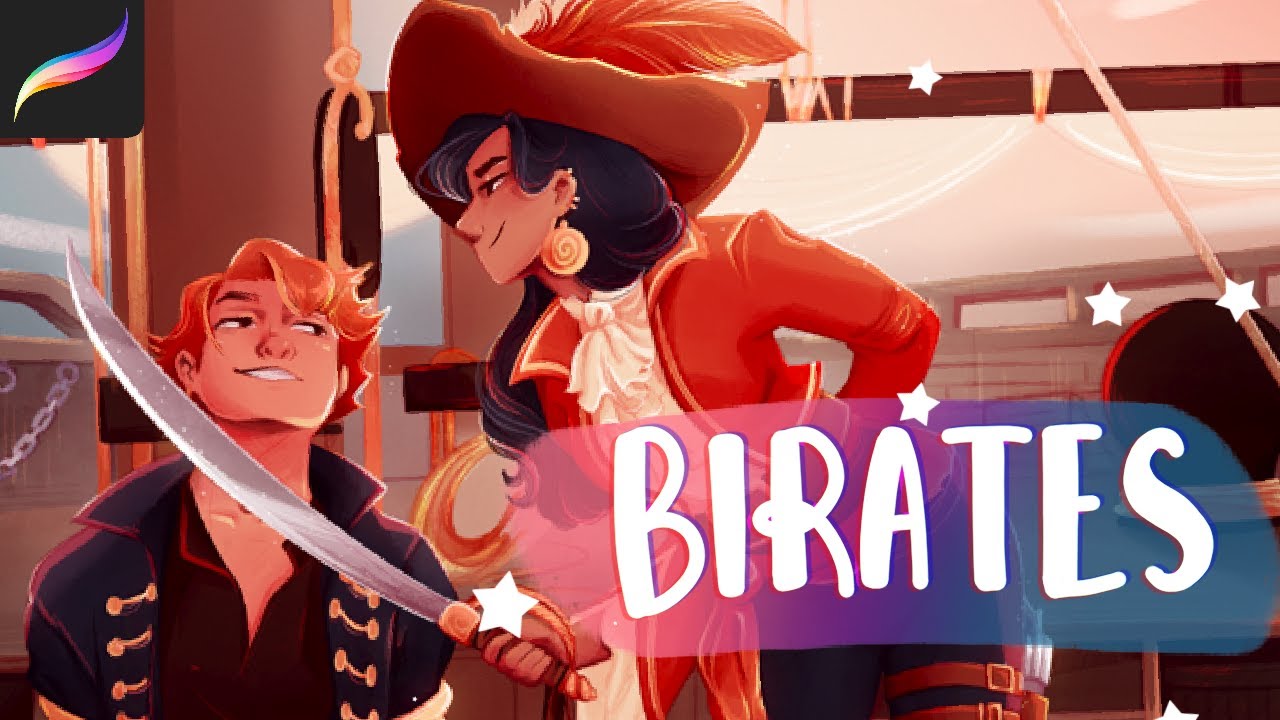 Bisexual Pirates || PROCREATE COMPILATION #15
