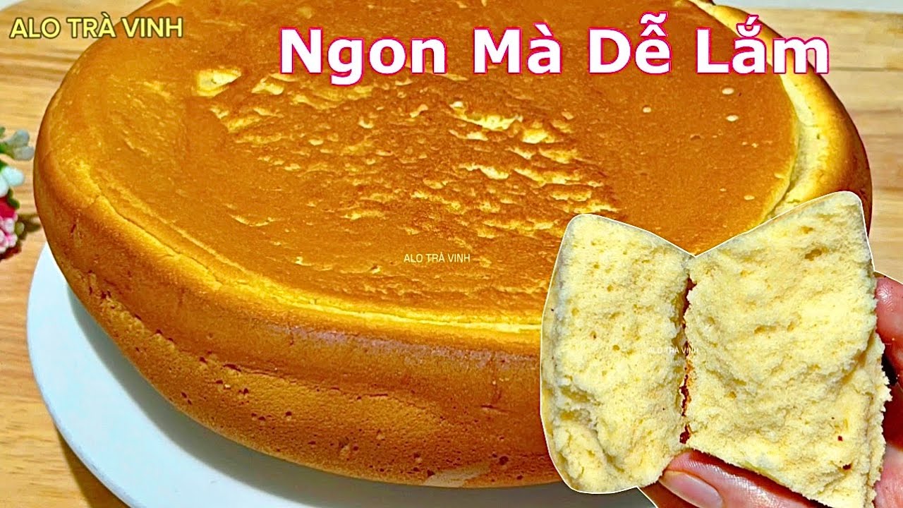 Bật Mí Bí Quyết Làm Bánh Bông Lan Chỉ Với Cái Chảo Rất Ngon- Pan Sponge Cake