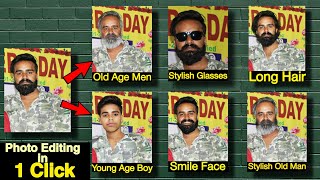 How to Edit Young to Old Photo? Face App AI Photo Editing App screenshot 2