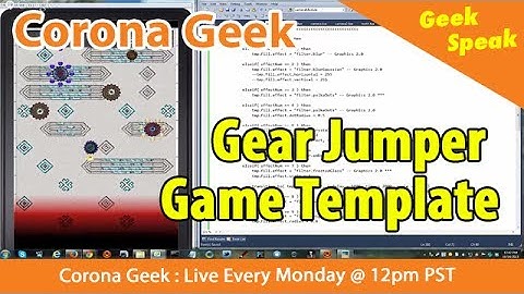 Corona SDK Gear Jumper Game Template Walkthrough