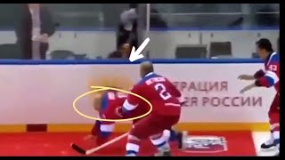 Случайные падения в спорте и жизни ..(В.В.Путин упал на ковровое покрытие....)