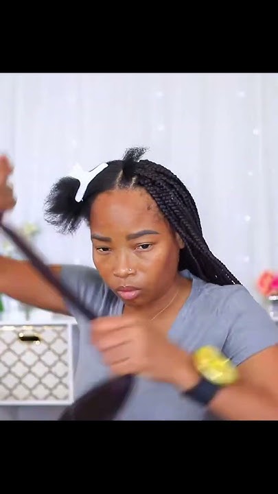  Small Box Braids Tutorial 💜 - YouTube