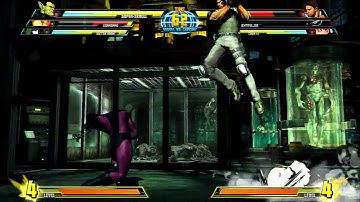 Marvel Vs. Capcom 3: 3-on-3 Gameplay, Part 2