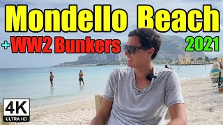 Mondello Beach Sicily 2021 + WW2 Bunkers Hidden Gem | Best Palermo day trip