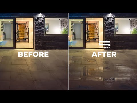 How to make real Wet Floor Reflection by Photoshop (Tạo phản xạ do nước)