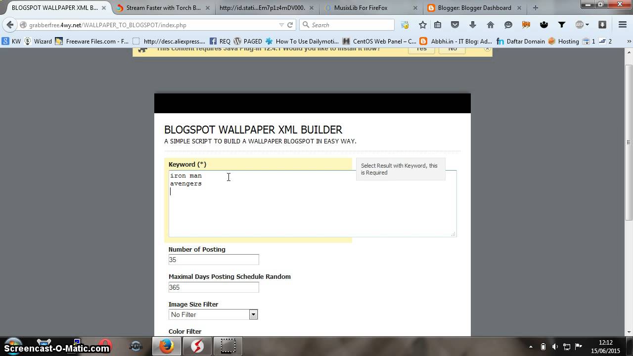 Wallpaper To Blogspot Grabber Versi Free Youtube