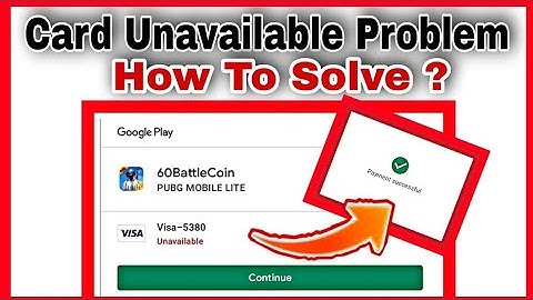 Pubg Lite Bc Purchase Card Unavailable Problem Solve 😘 | How To Solve Card Unavailable Problem 😍