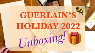 ✨ NEW ✨ GUERLAIN HOLIDAY 2022 UNBOXING 🌟 Golden Stars Palette & so much nice things! 🎁🐝