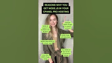 Why you Get Node.js in your cPanel Hosting #webhosting #tezhost #nodejs  #aws #domain #website