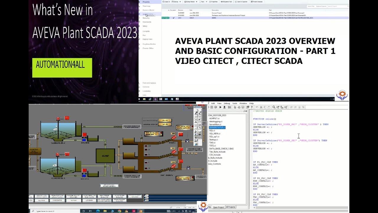 Aveva plant scada 2023 overview basic configuration citect scada