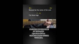 Blessed Be the name of the Lord Steve Kuban Guitar Tutorial for Beginners Chorus #guitartutorial