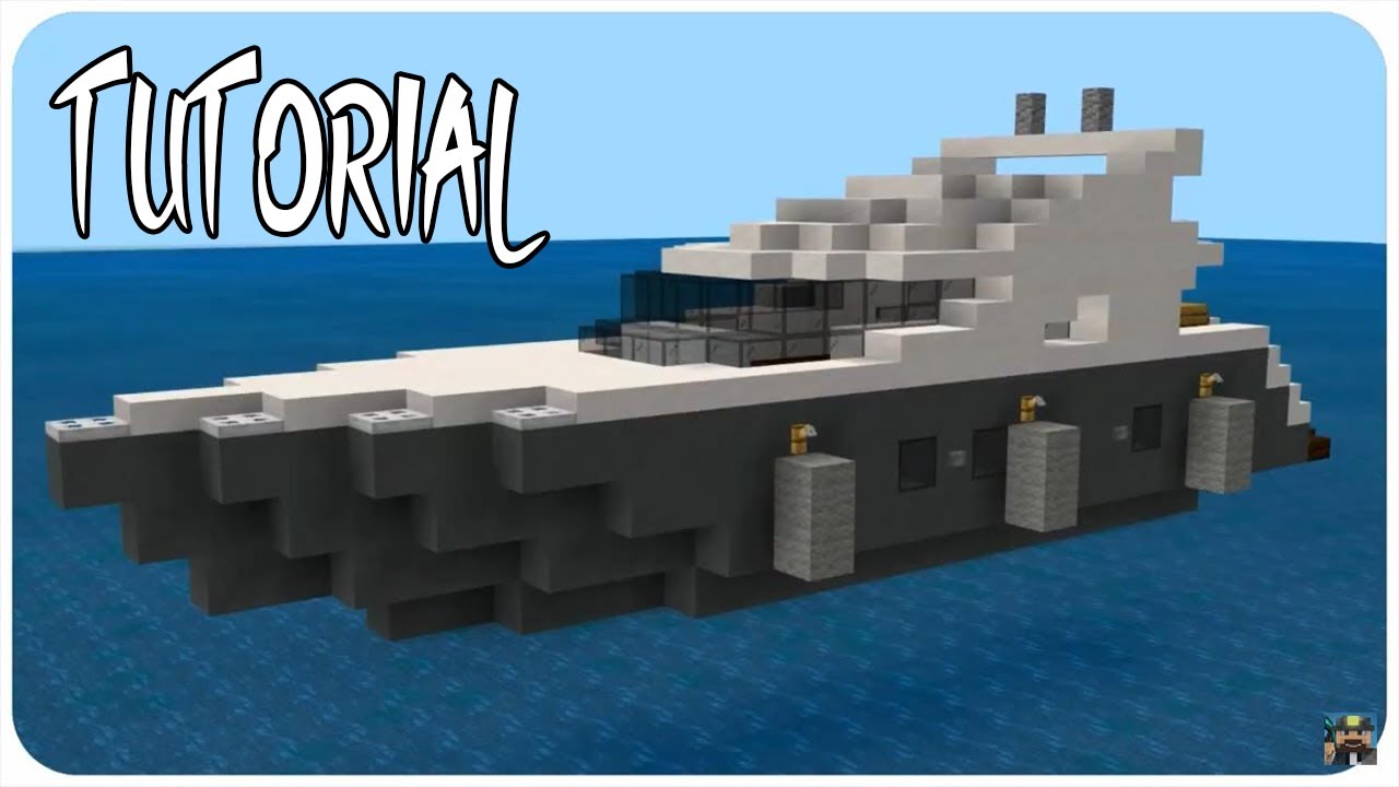 minecraft yacht blueprints